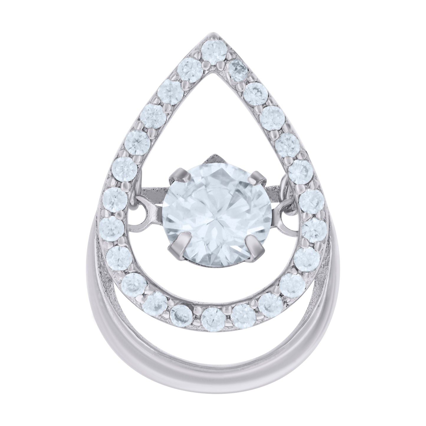 925 Sterling Silver Cz Pendant