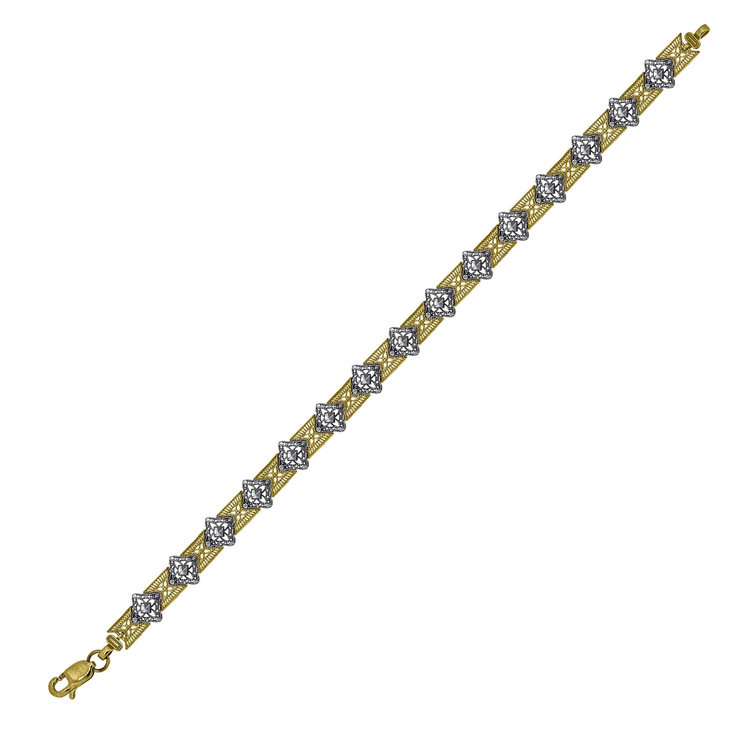 10Kt Gold 8" Bracelet