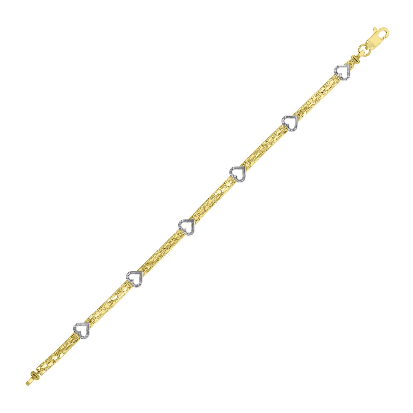 10Kt Gold 8" Bracelet