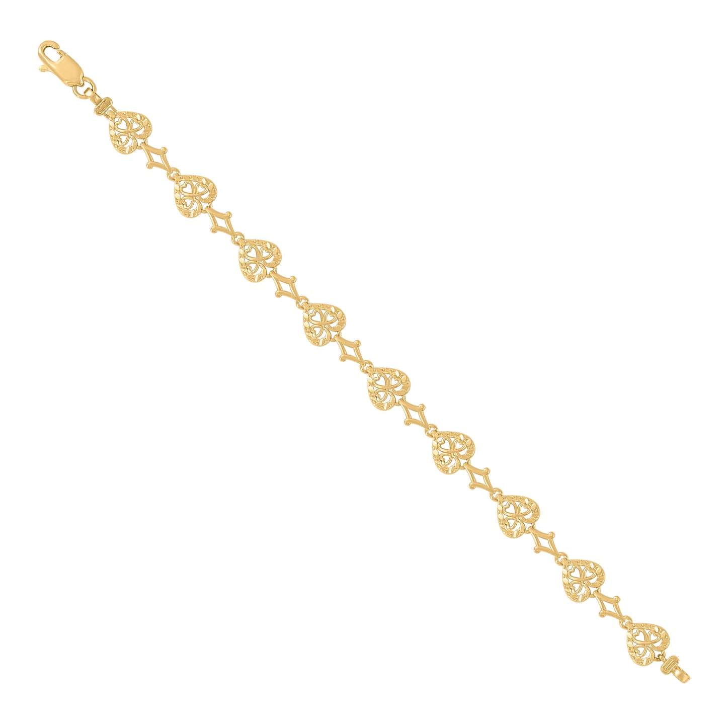 10Kt Gold 7" Bracelet