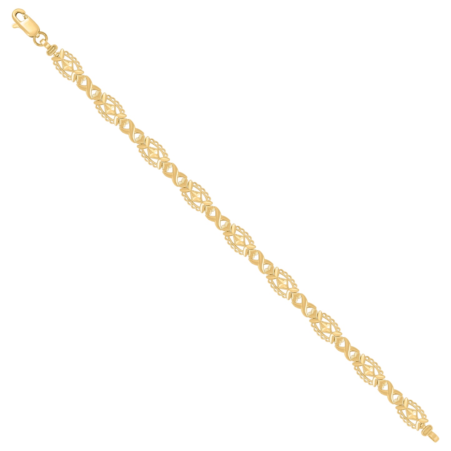 10Kt Gold 8" Bracelet