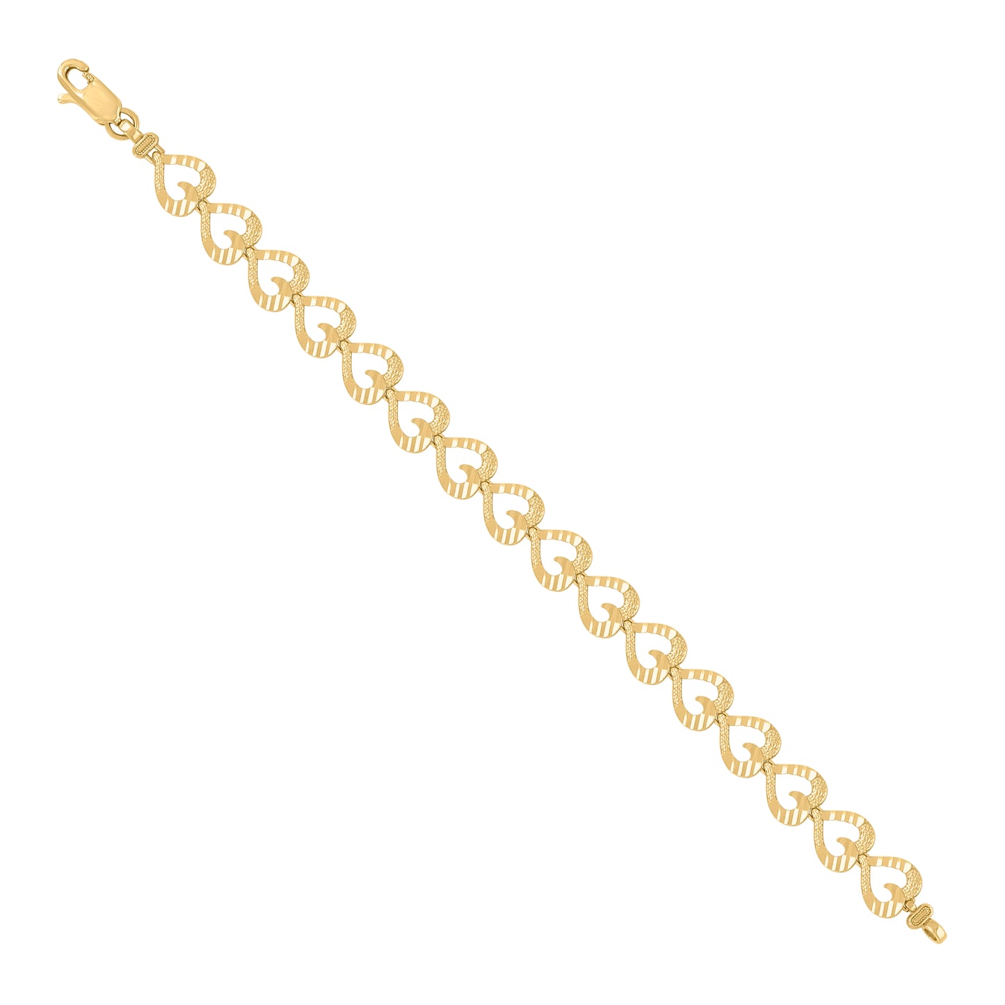 10Kt Gold 8" Bracelet