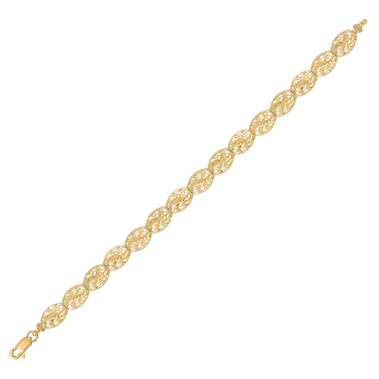 10Kt Gold 8" Bracelet