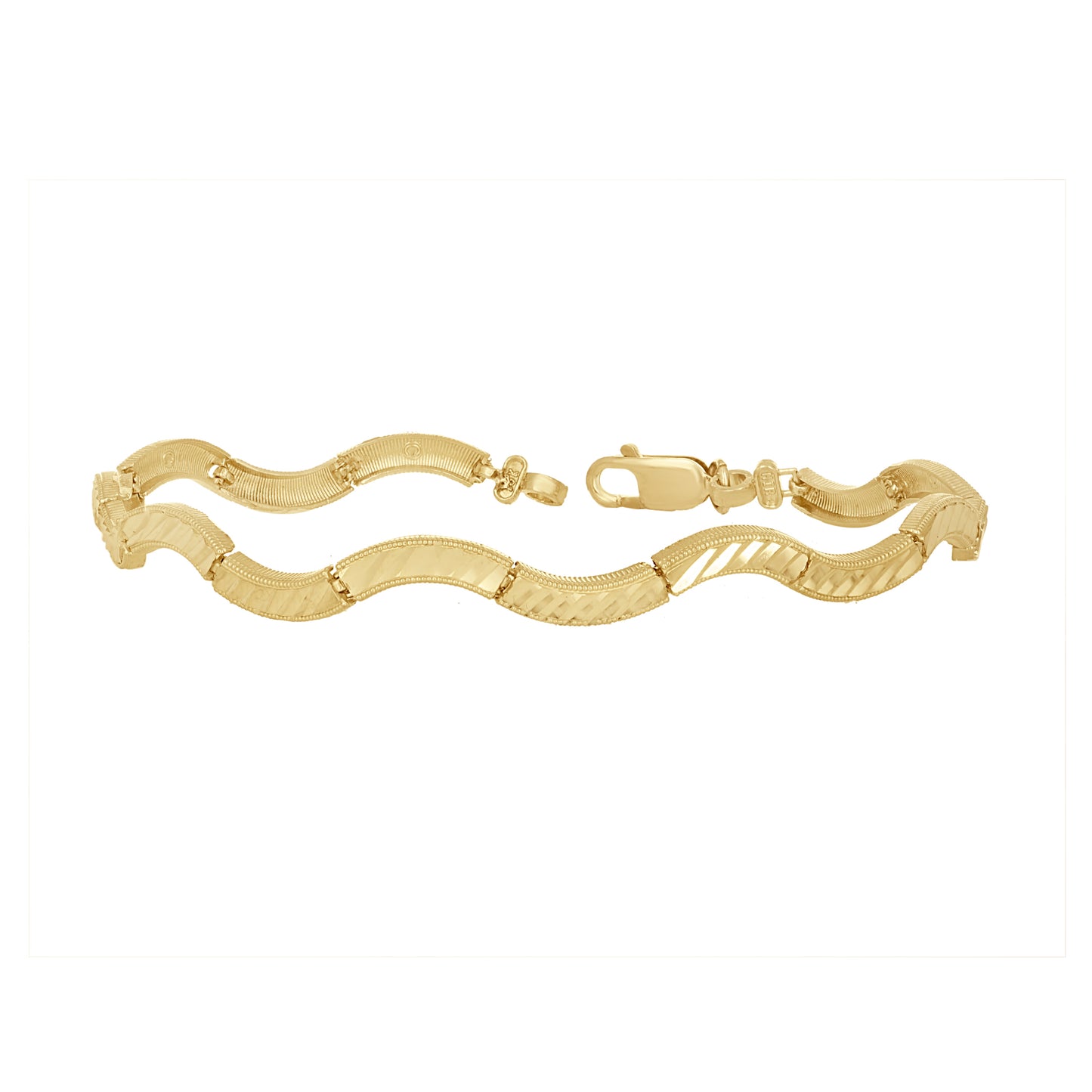 10Kt Gold 8" Bracelet