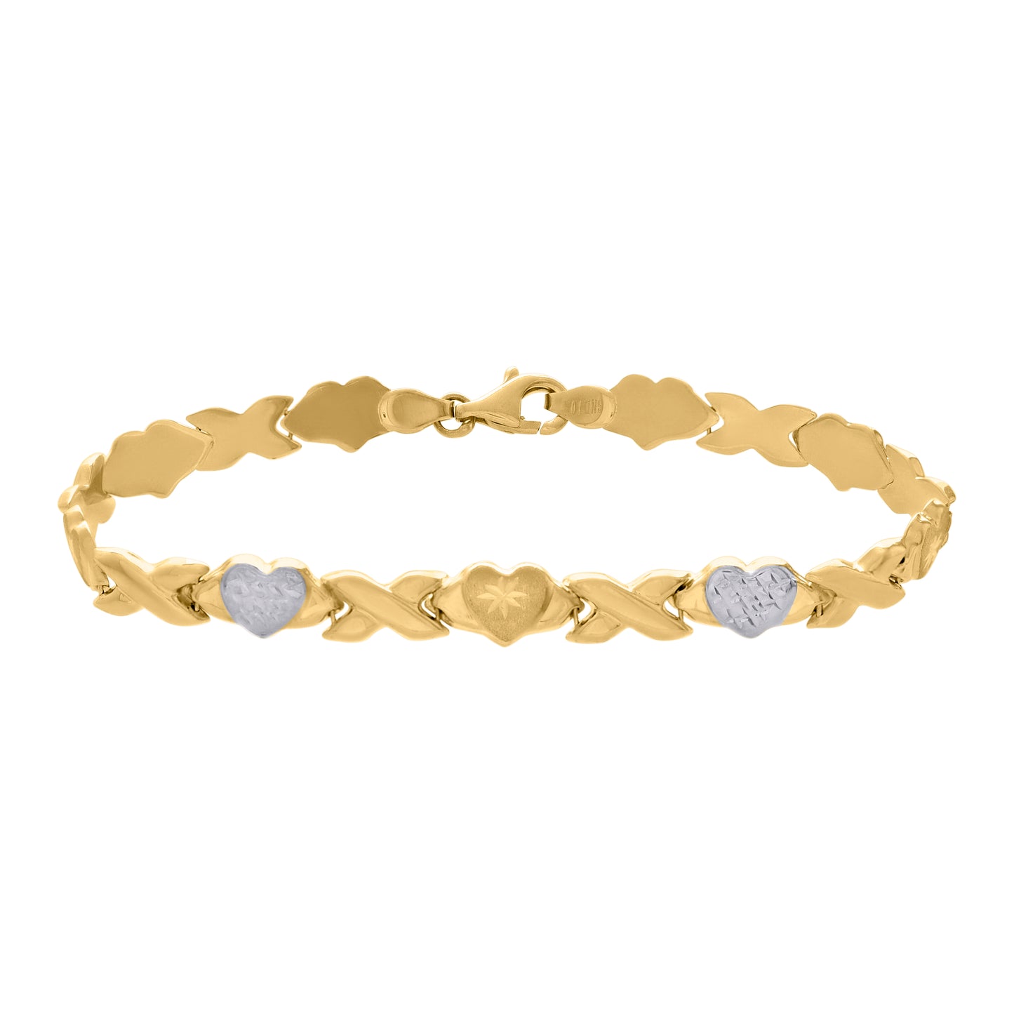 10Kt Gold Turkish Bracelet 7"