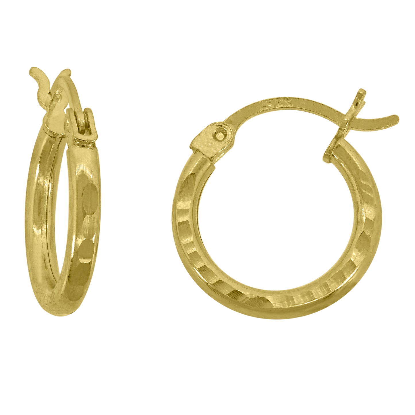 14Kt Gold Hoop Earrings