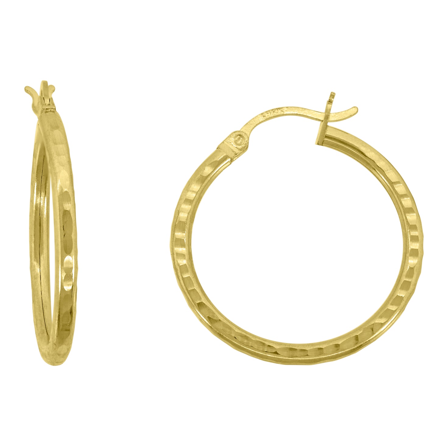 14Kt Gold Hoop Earrings