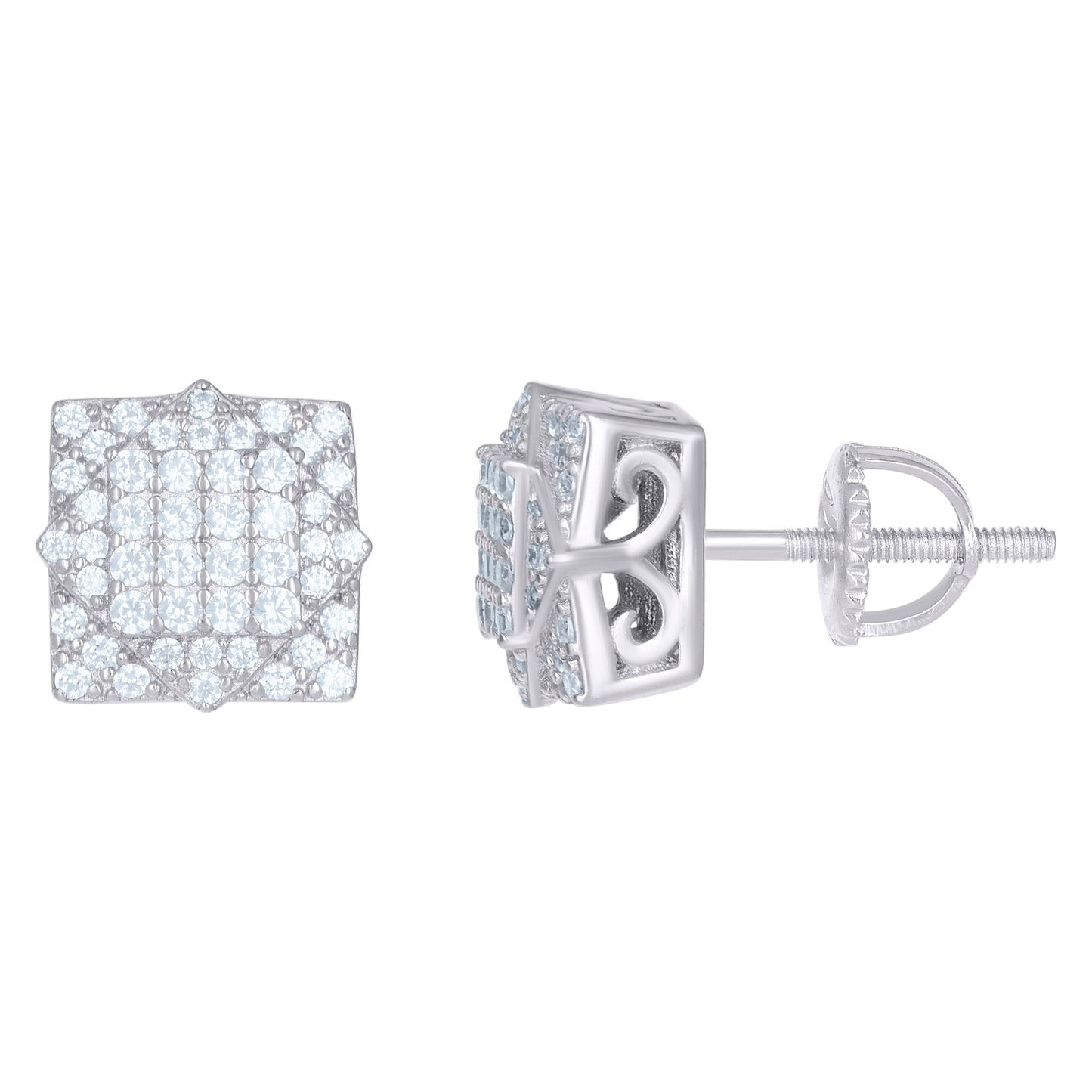 925-Cz Stud Earrings