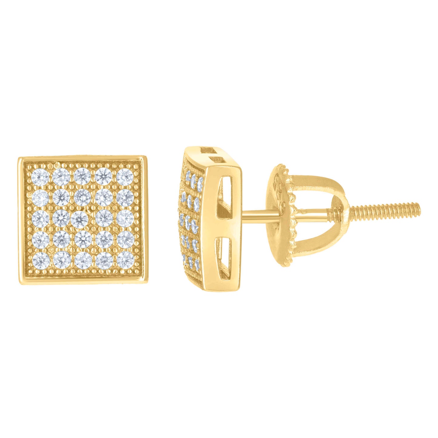 925 Sterling Silver Cz Earrings