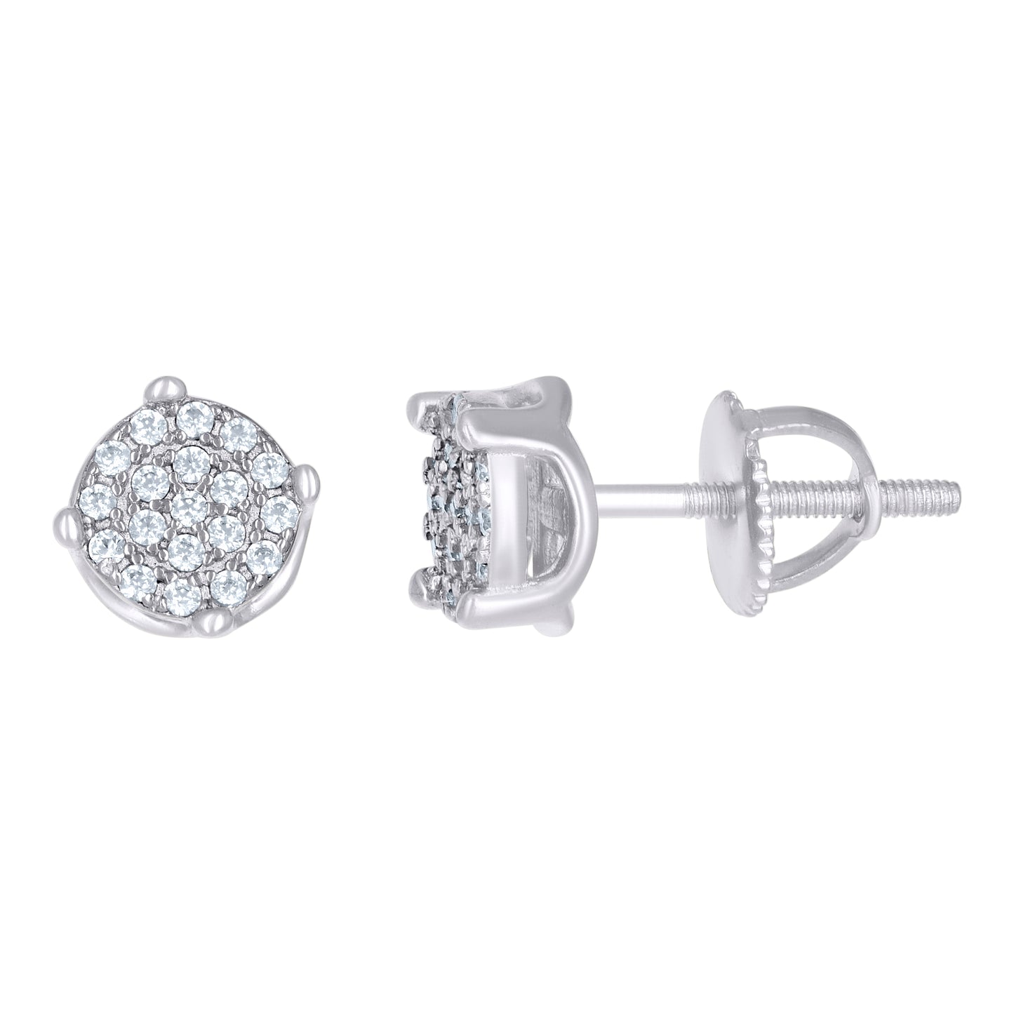 925 Sterling Silver Cz Earrings