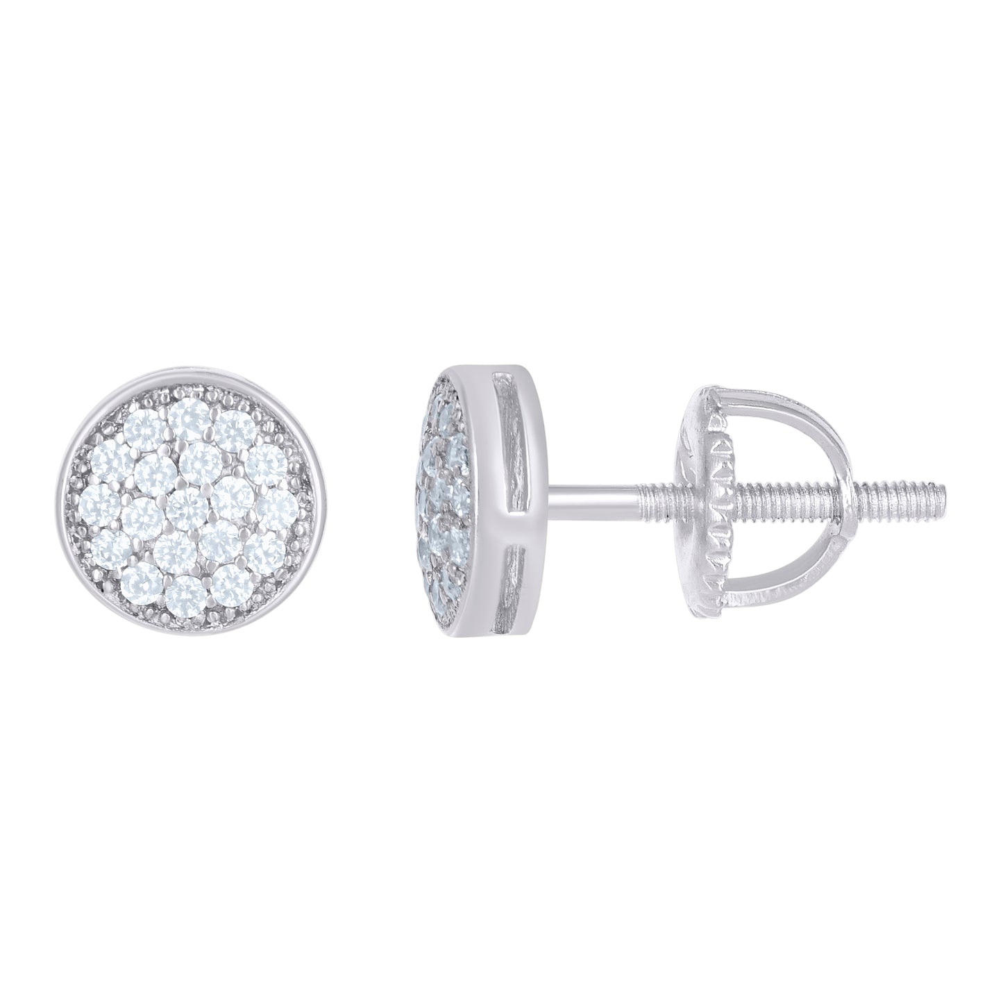 925 Sterling Silver Cz Earrings