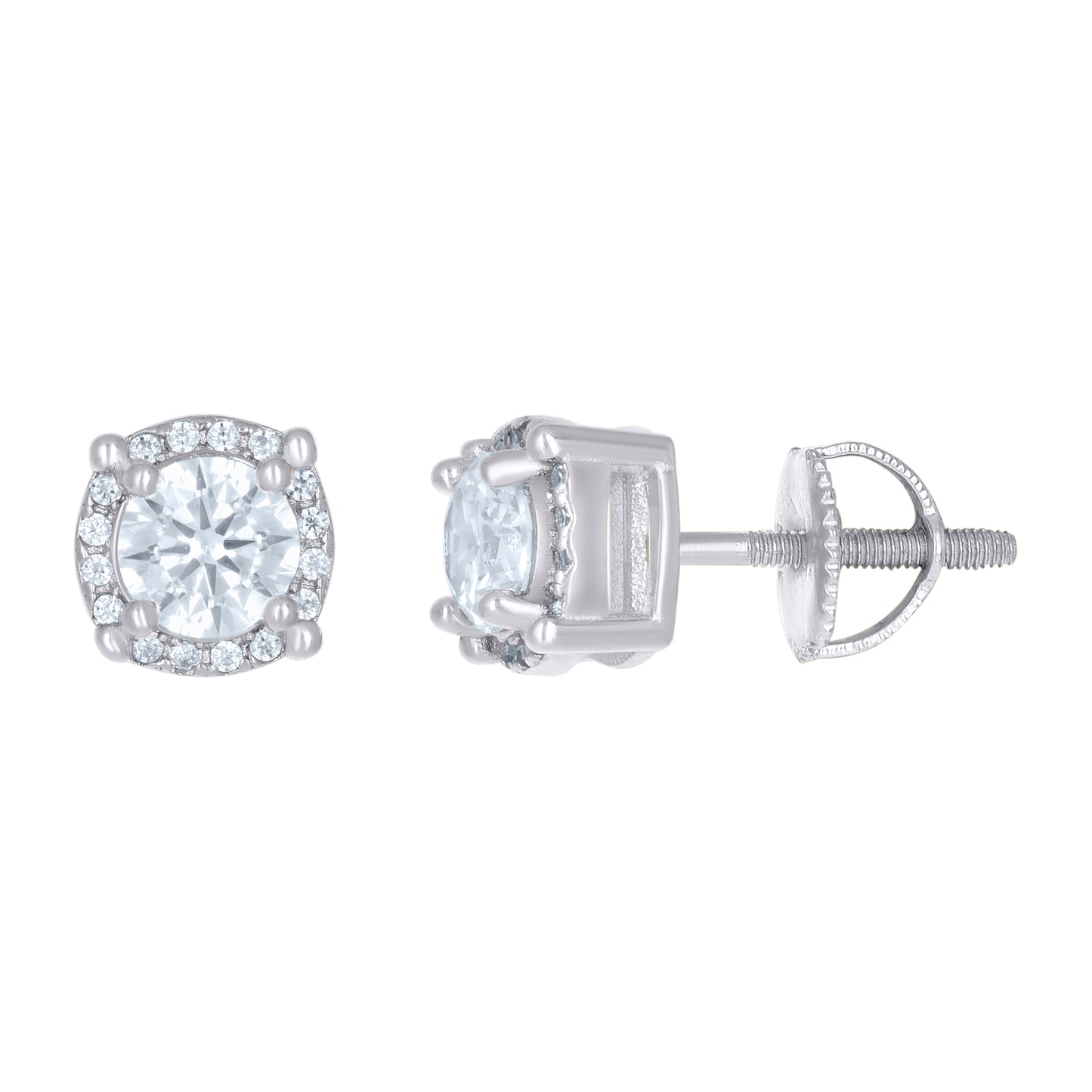 925 Sterling Silver Cz Earrings