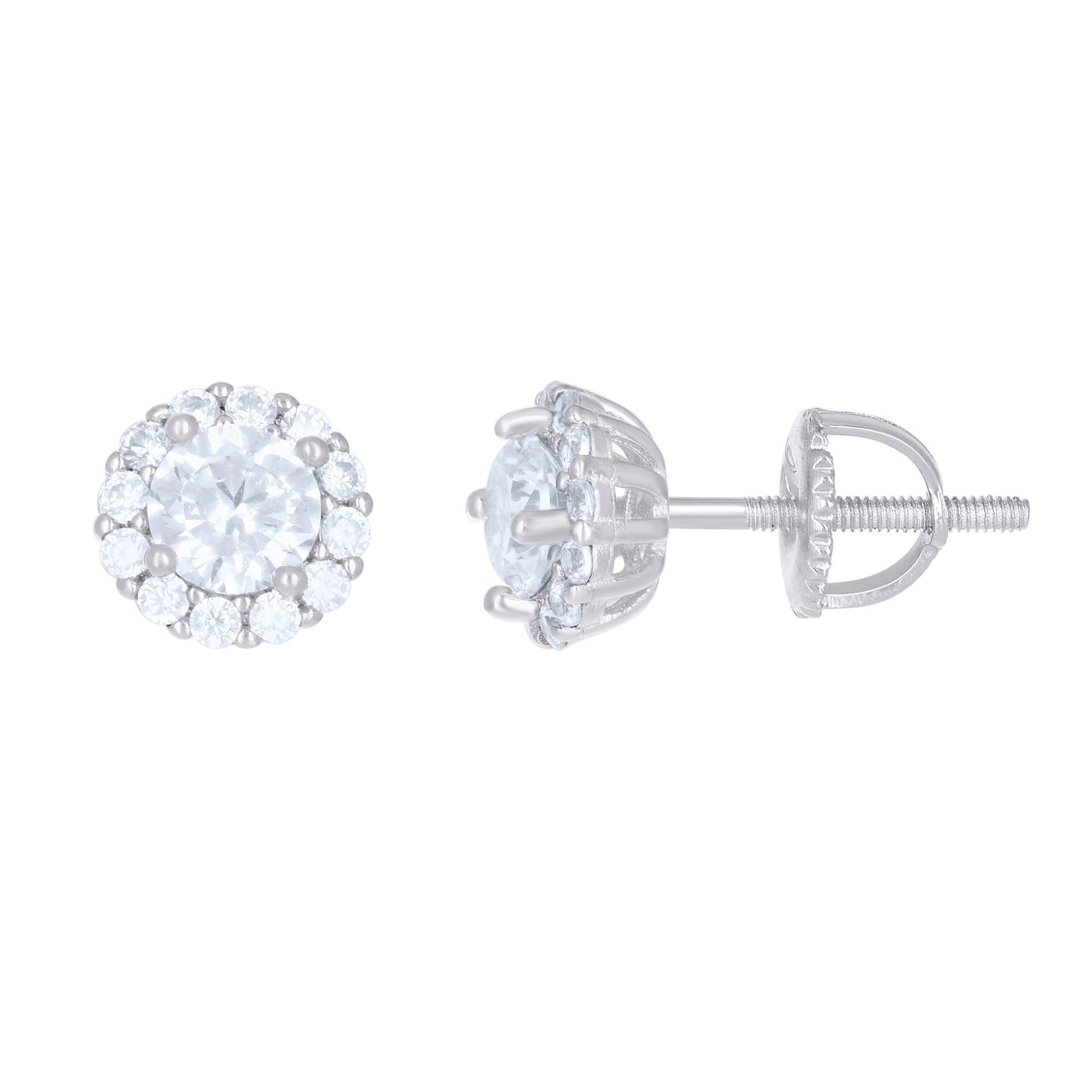 925 Sterling Silver Cz Earrings