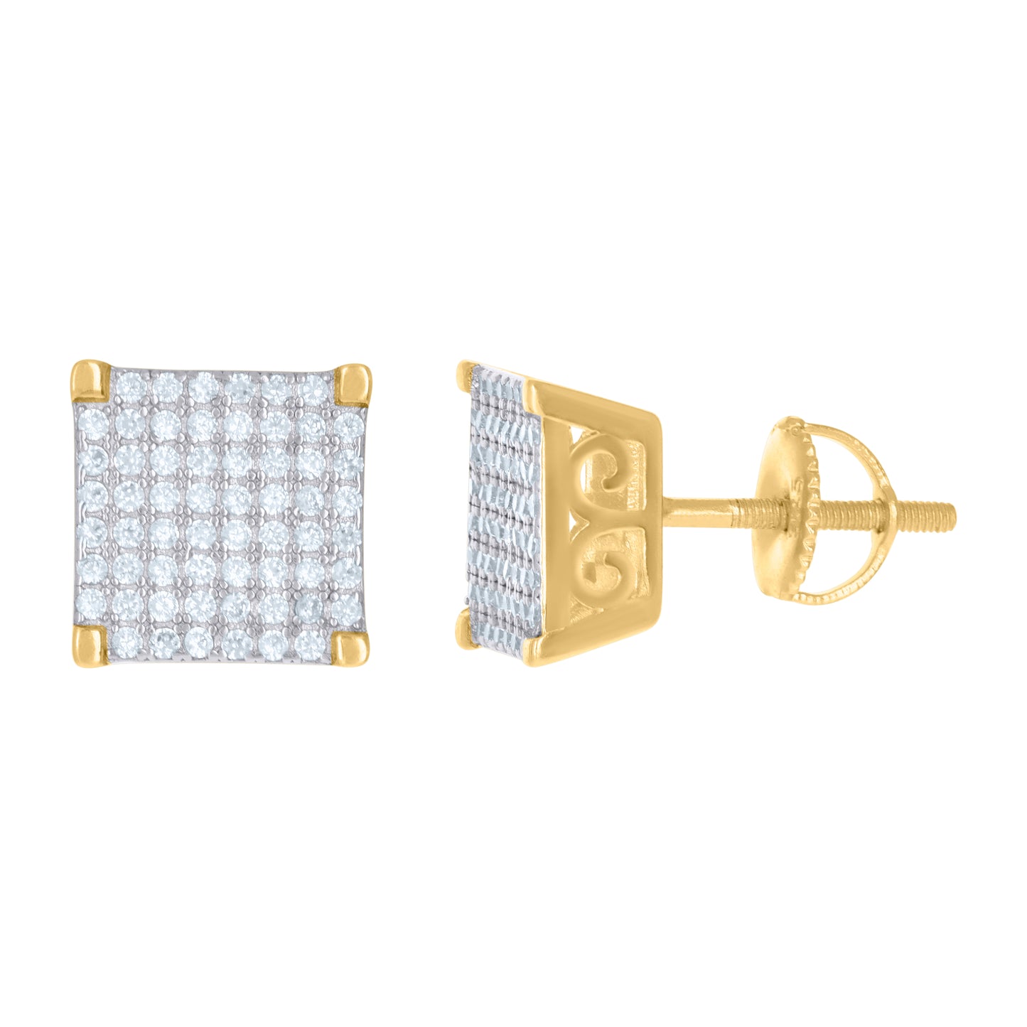 925 Sterling Silver Cz Earrings