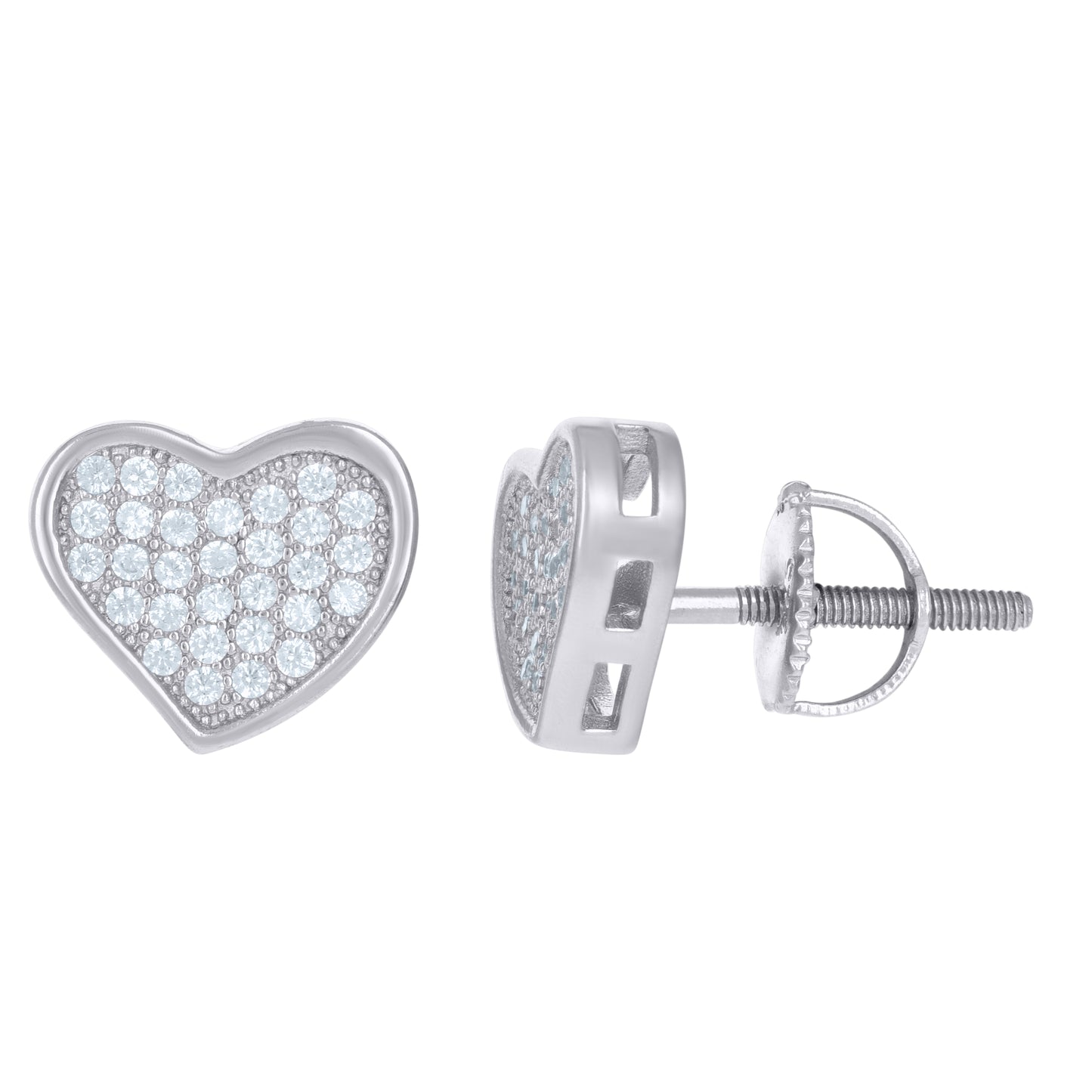 925 Sterling Silver Cz Earrings