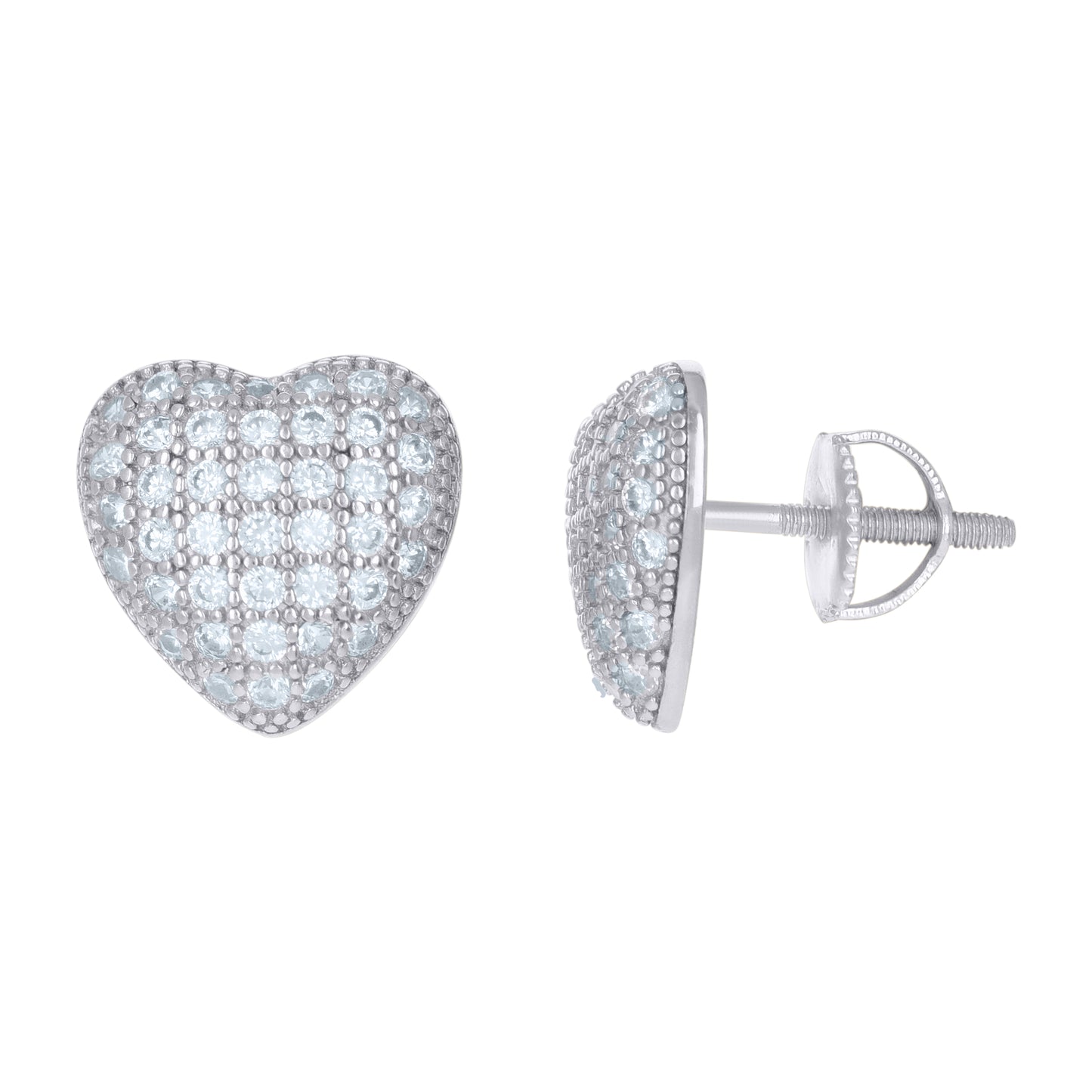 925 Sterling Silver Cz Earrings