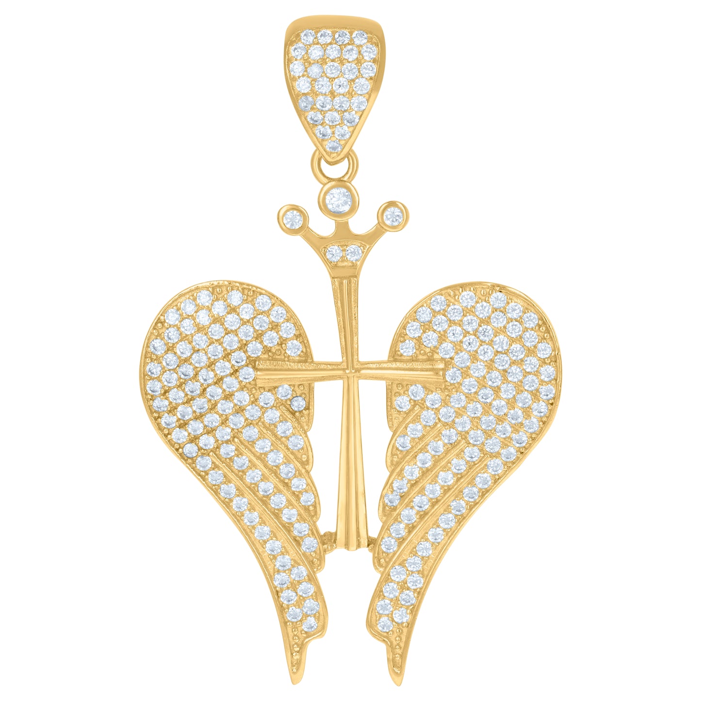 10Kt Gold Cz Pendant