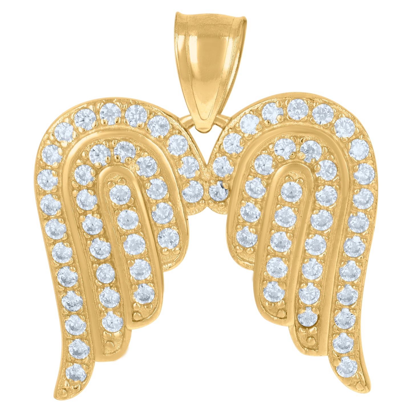 10Kt Gold Cz Pendant