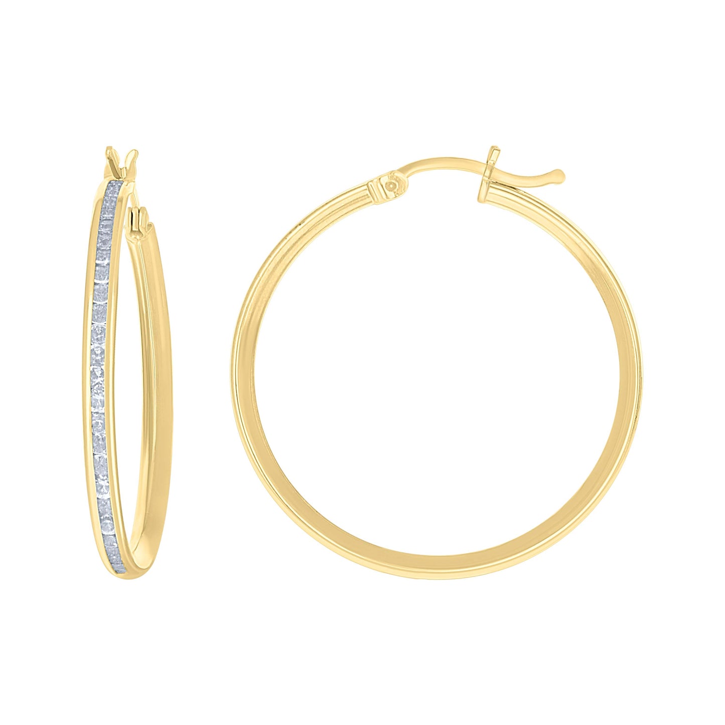 14Kt Gold Hoop Earrings