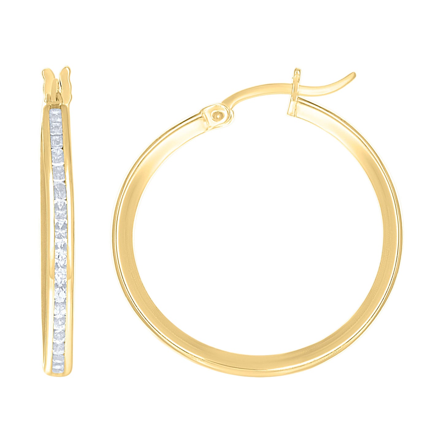 14Kt Gold Hoop Earrings