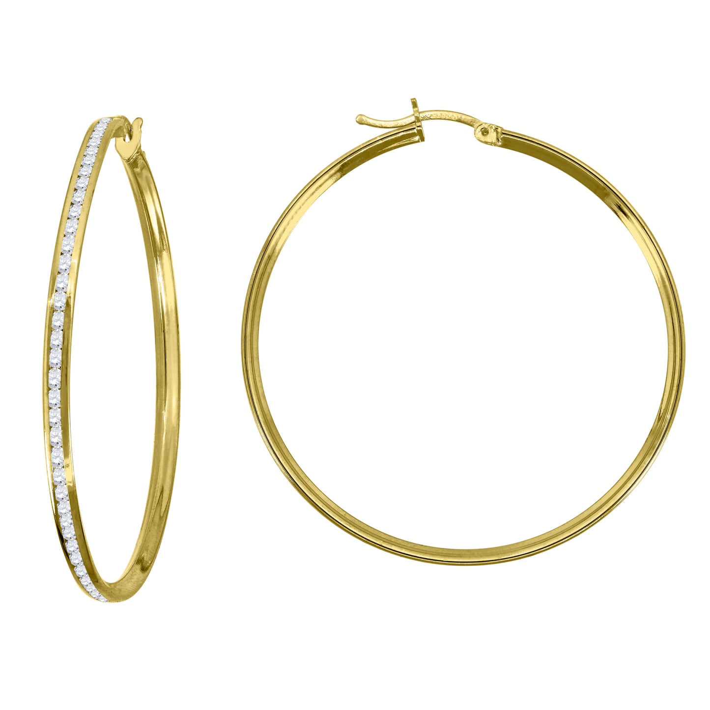 14Kt Gold Hoop Earrings