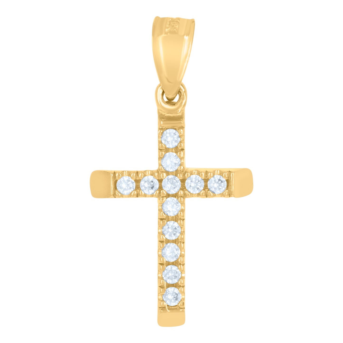 14Kt Gold Cz Pendant