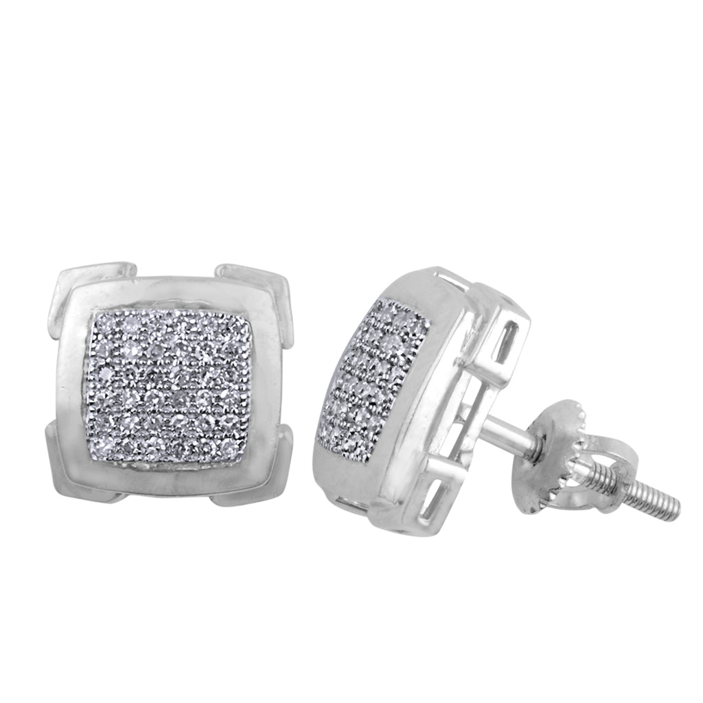925 SS 0.25CT D-EARRING RDS MP