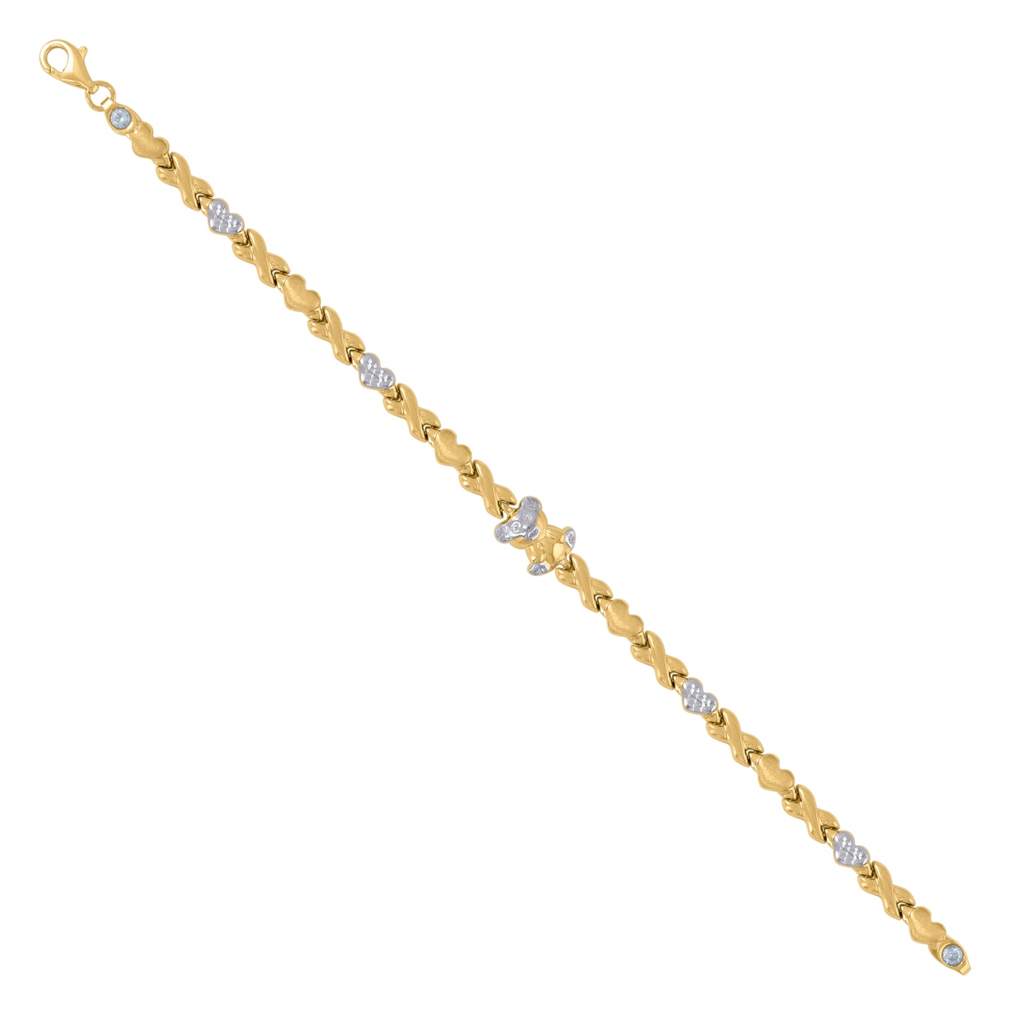 10Kt Gold Turkish Bracelet 8"