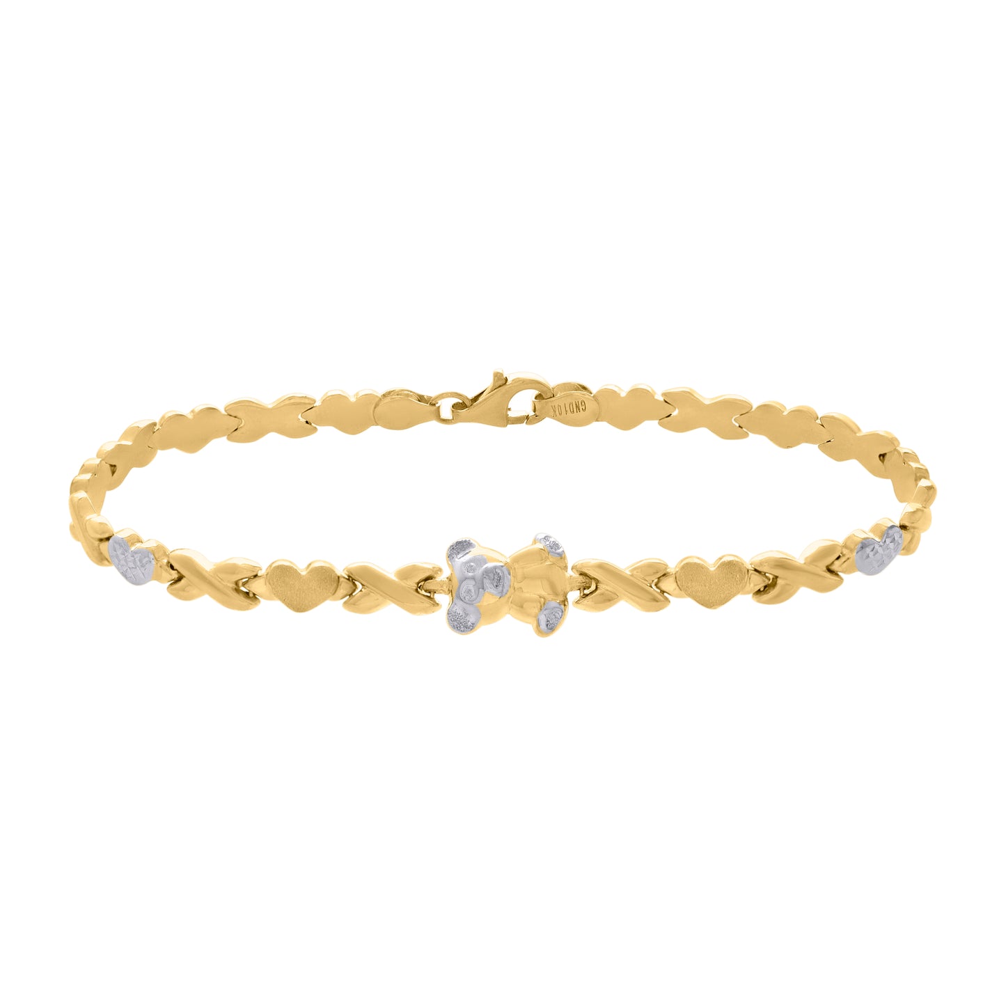10Kt Gold Turkish Bracelet 8"