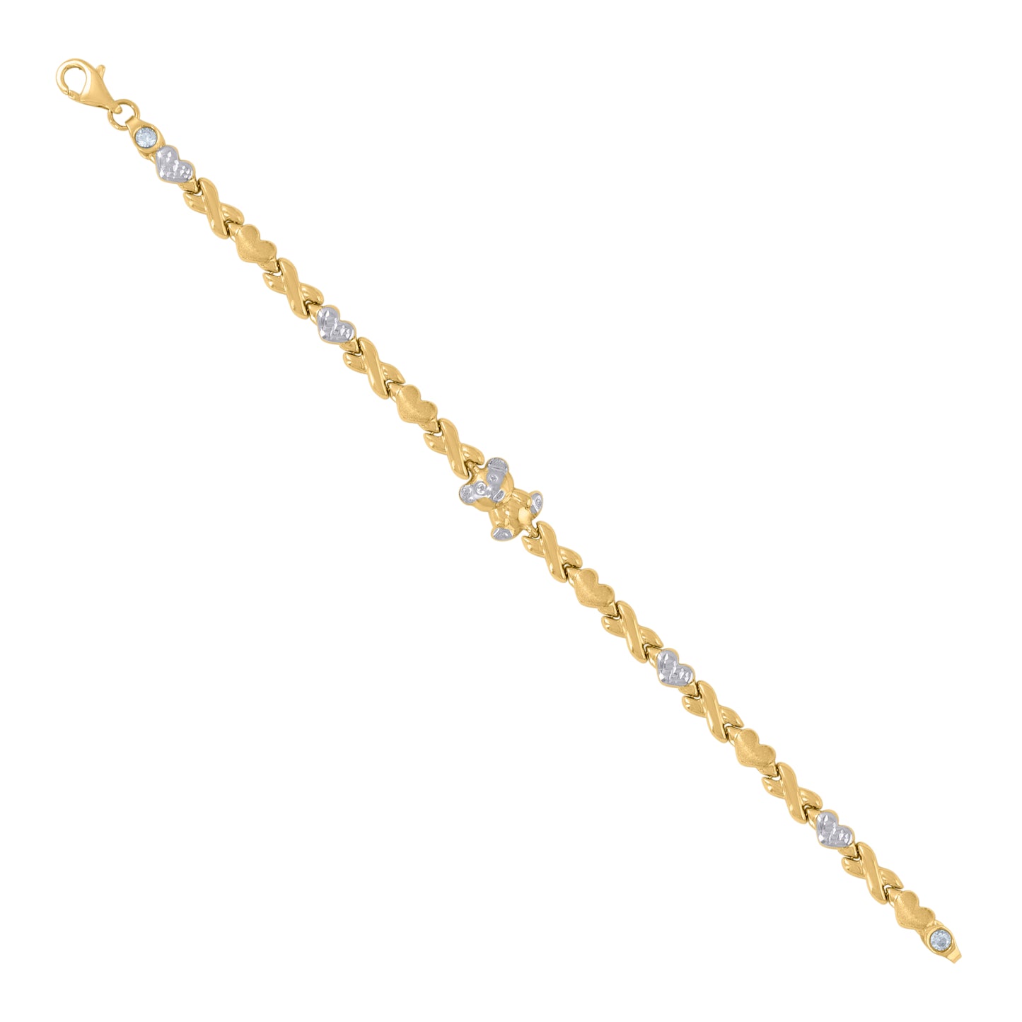 10Kt Gold Turkish Bracelet 7"
