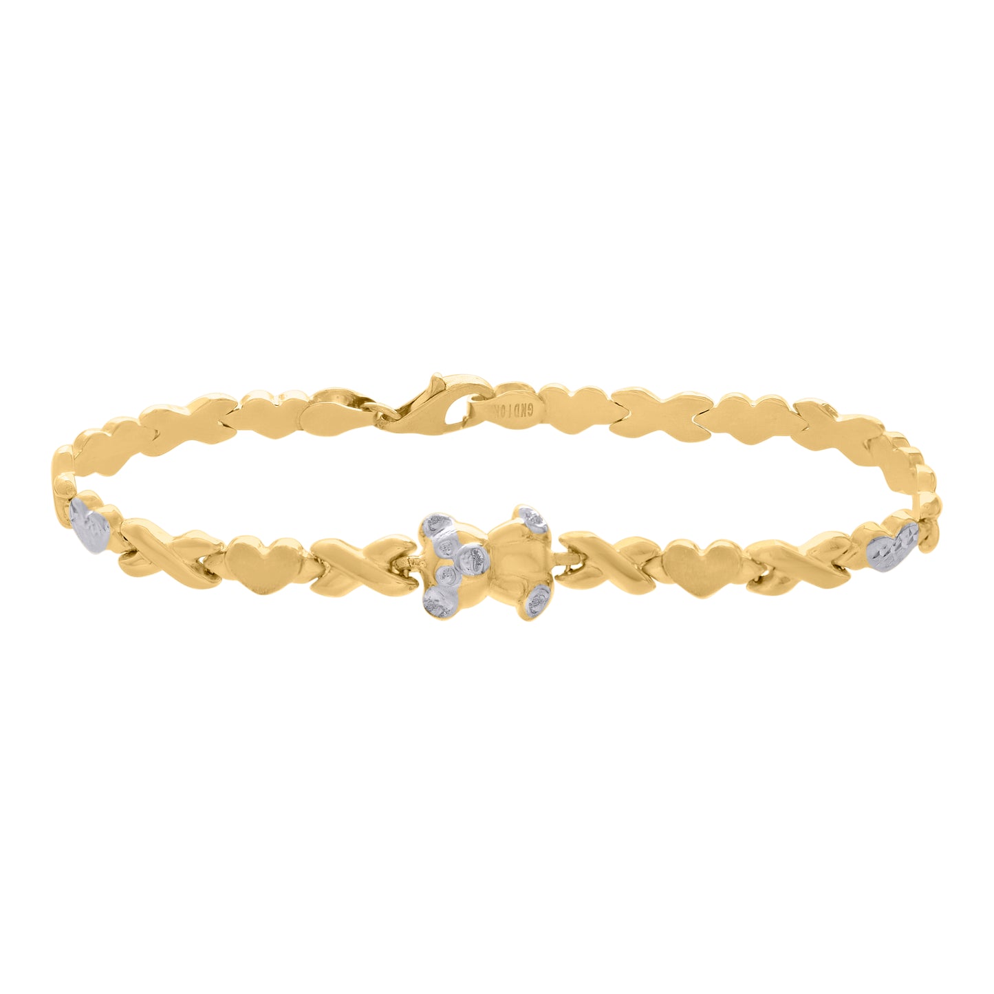 10Kt Gold Turkish Bracelet 7"