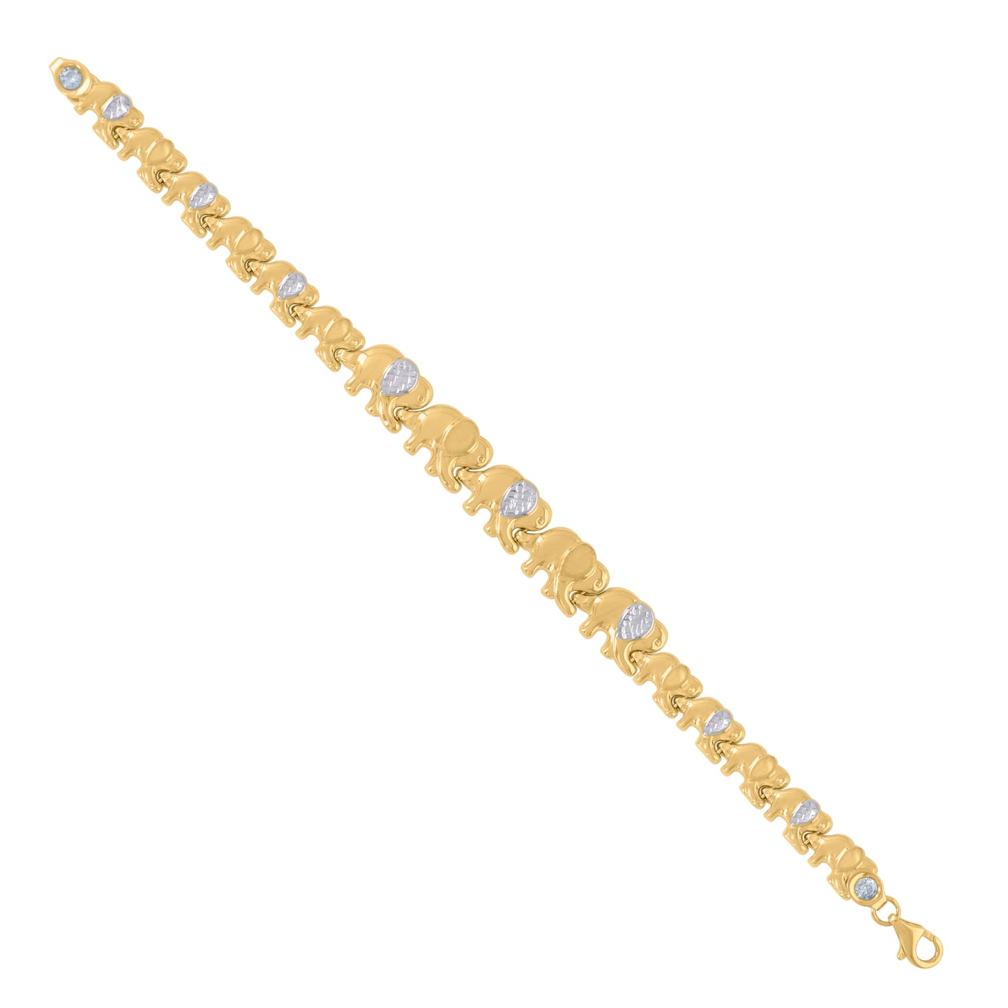 10Kt Gold Turkish Bracelet 8"