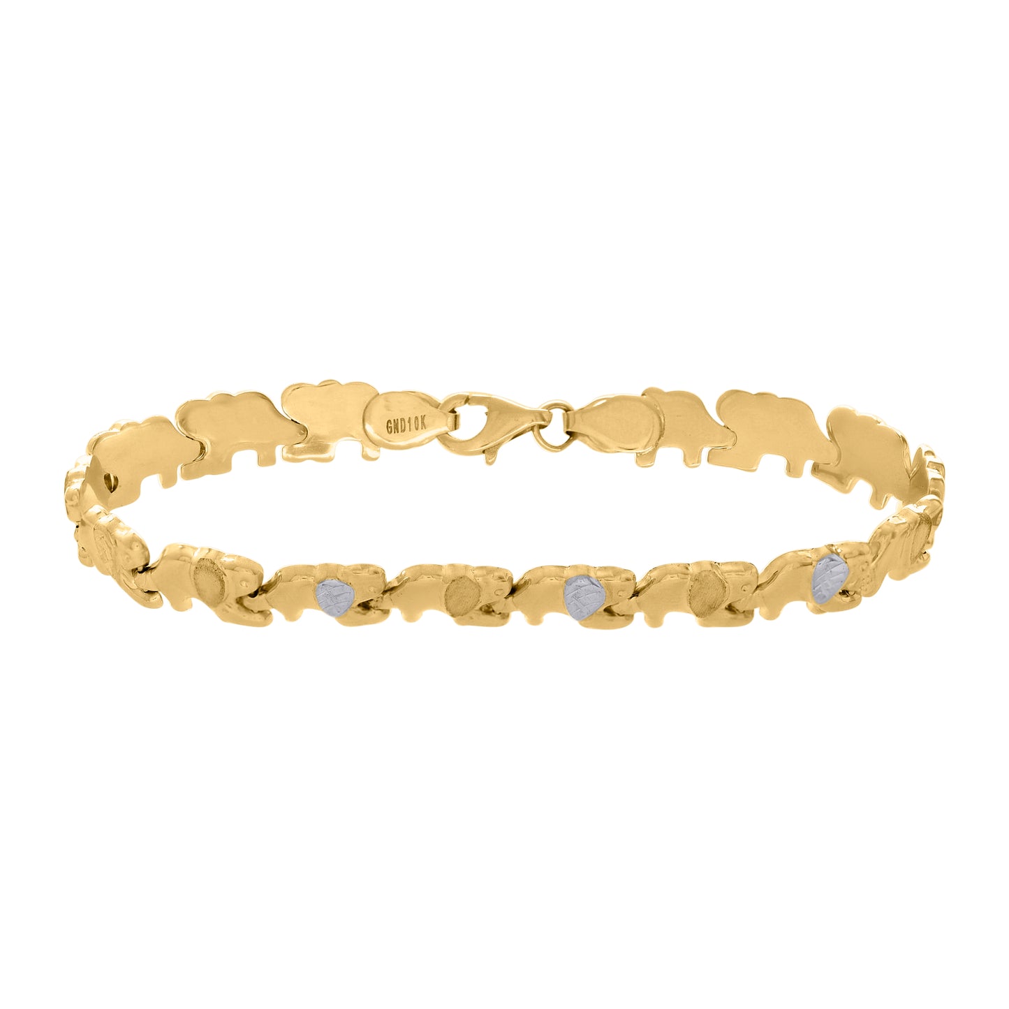 10Kt Gold Turkish Bracelet 7"