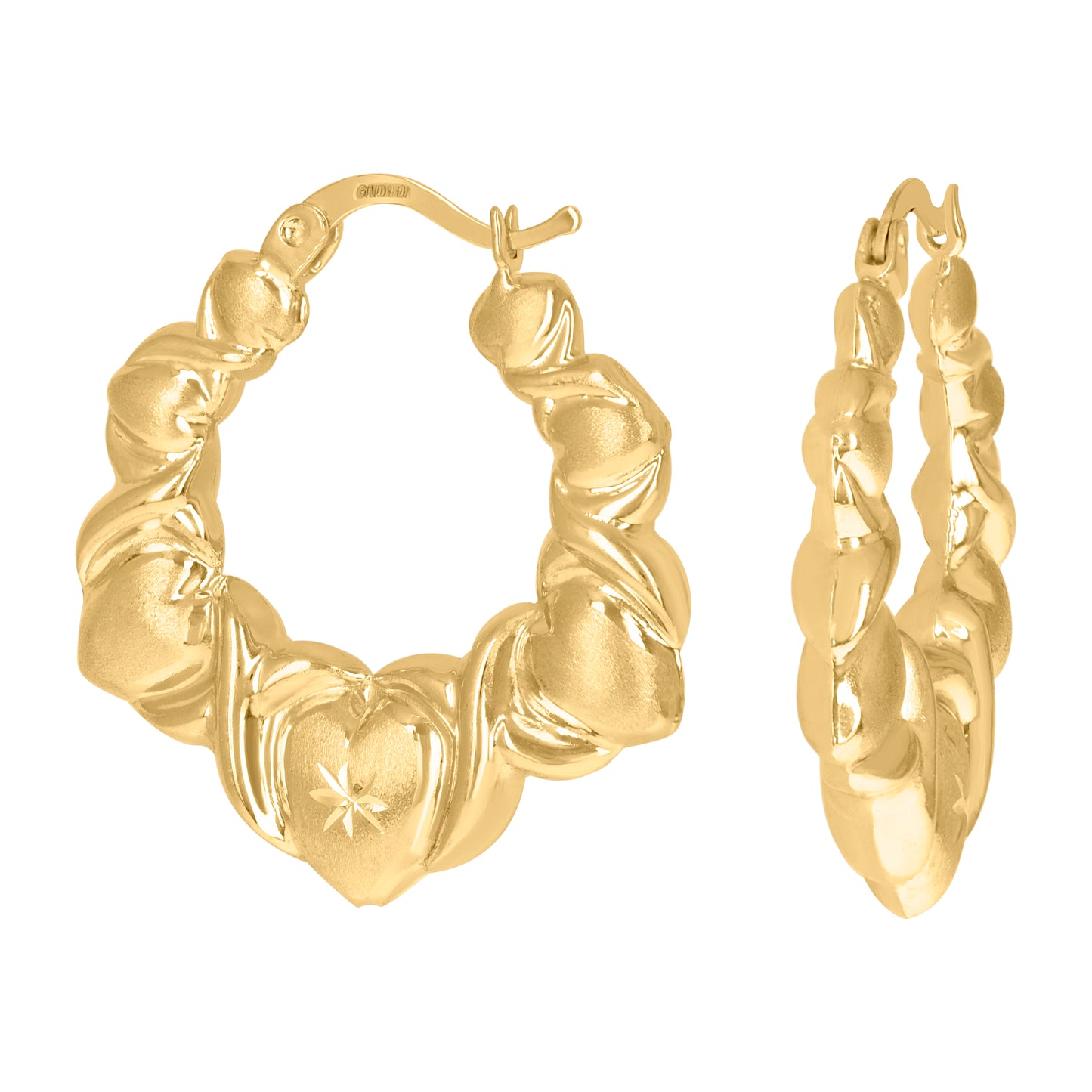 10Kt Gold Turkish Earrings
