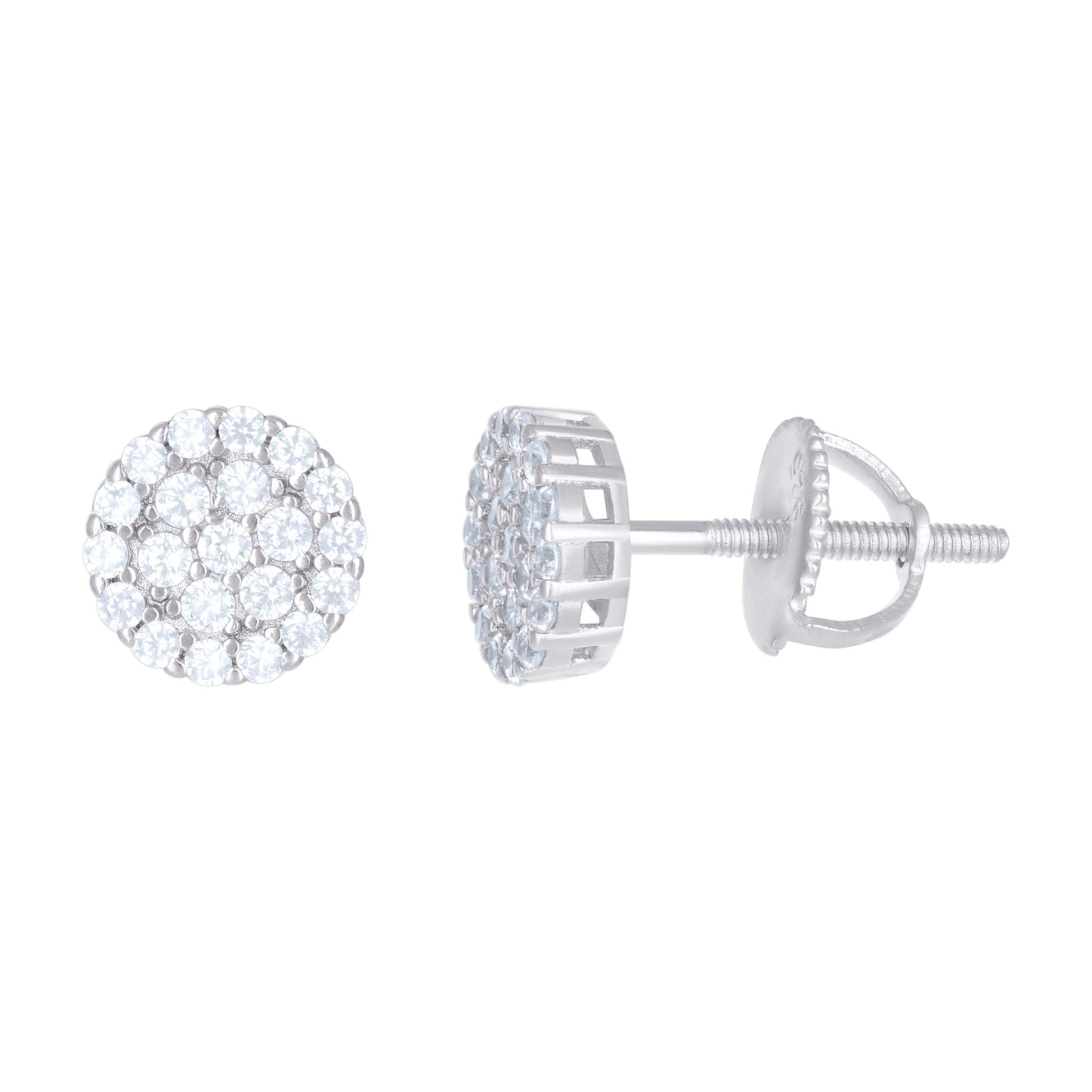 925 Sterling Silver Cz Earrings