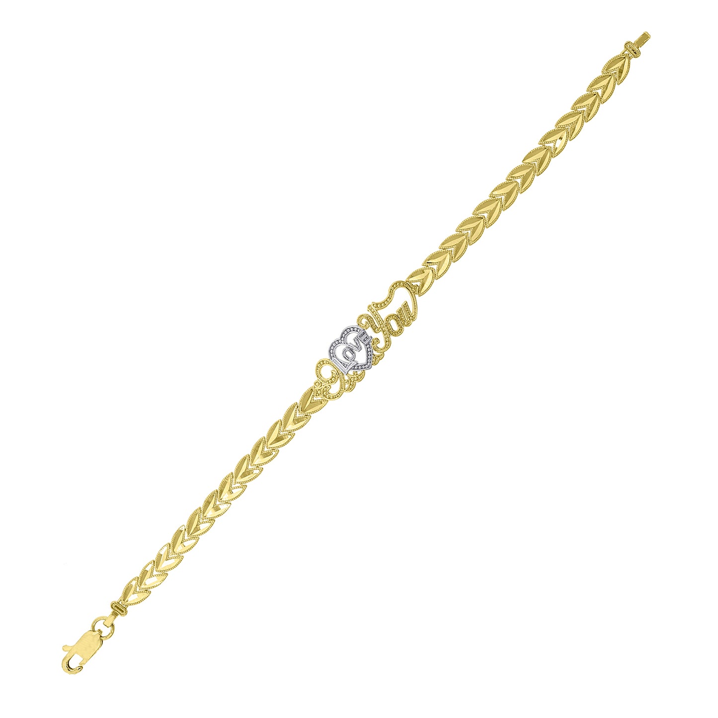 10Kt Gold 8" Bracelet