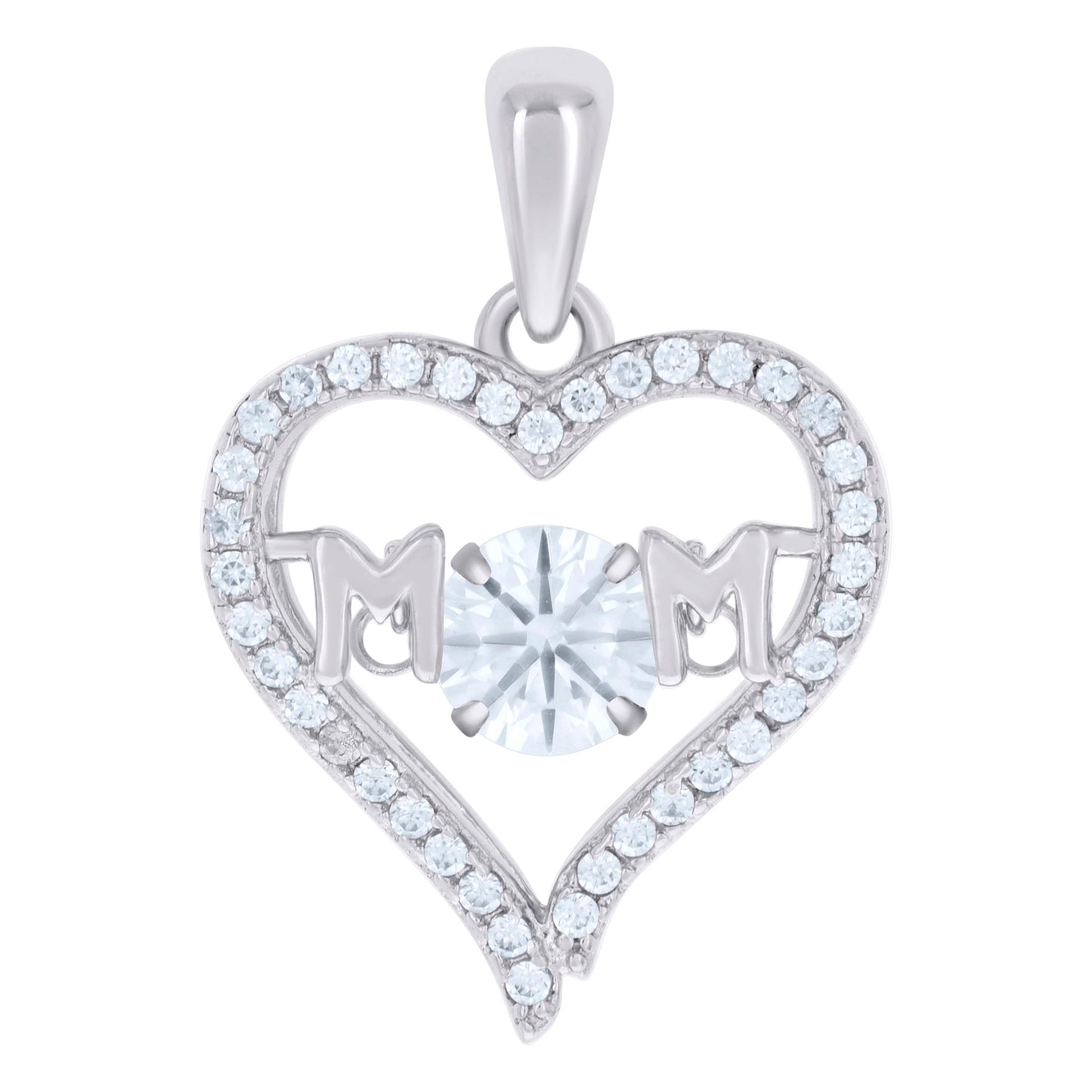925 Sterling Silver Cz Pendant