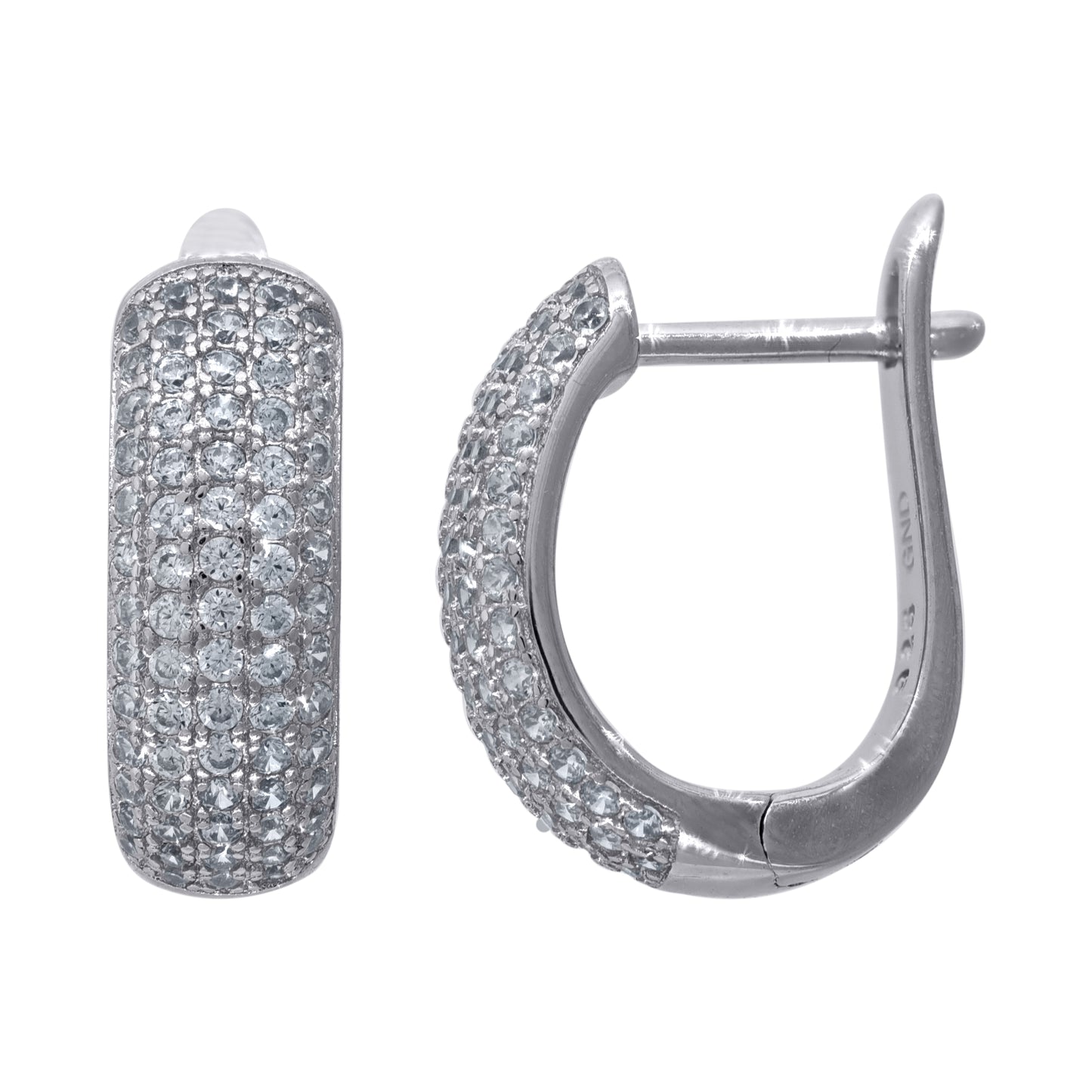 925 Sterling Silver Hoop Earrings