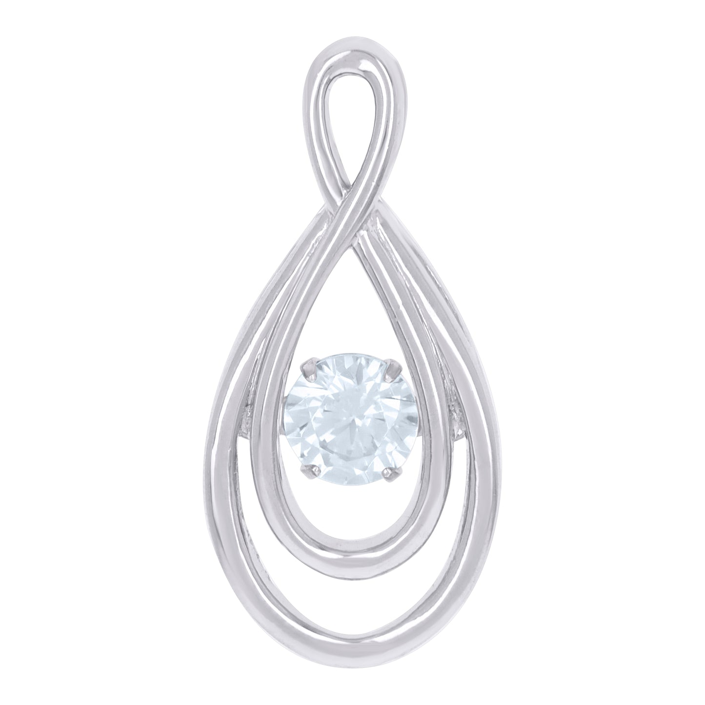925 Sterling Silver Cz Pendant