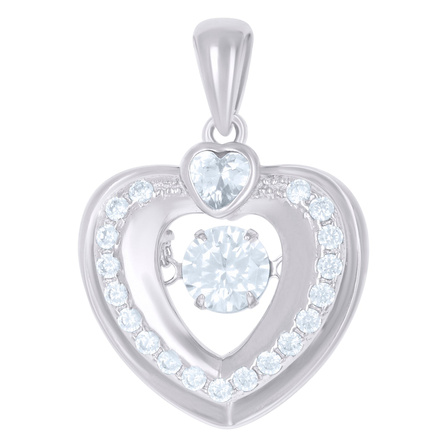 925 Sterling Silver Cz Pendant