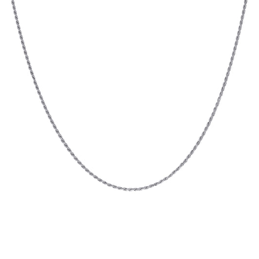 925 Silver Solid Rope Chain 1.5mm