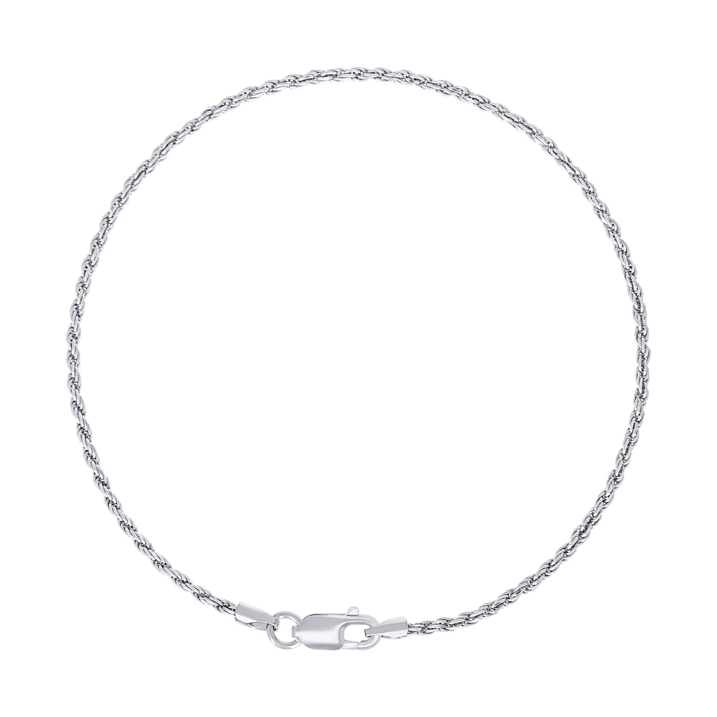925 Silver Solid Rope Chain 1.5mm