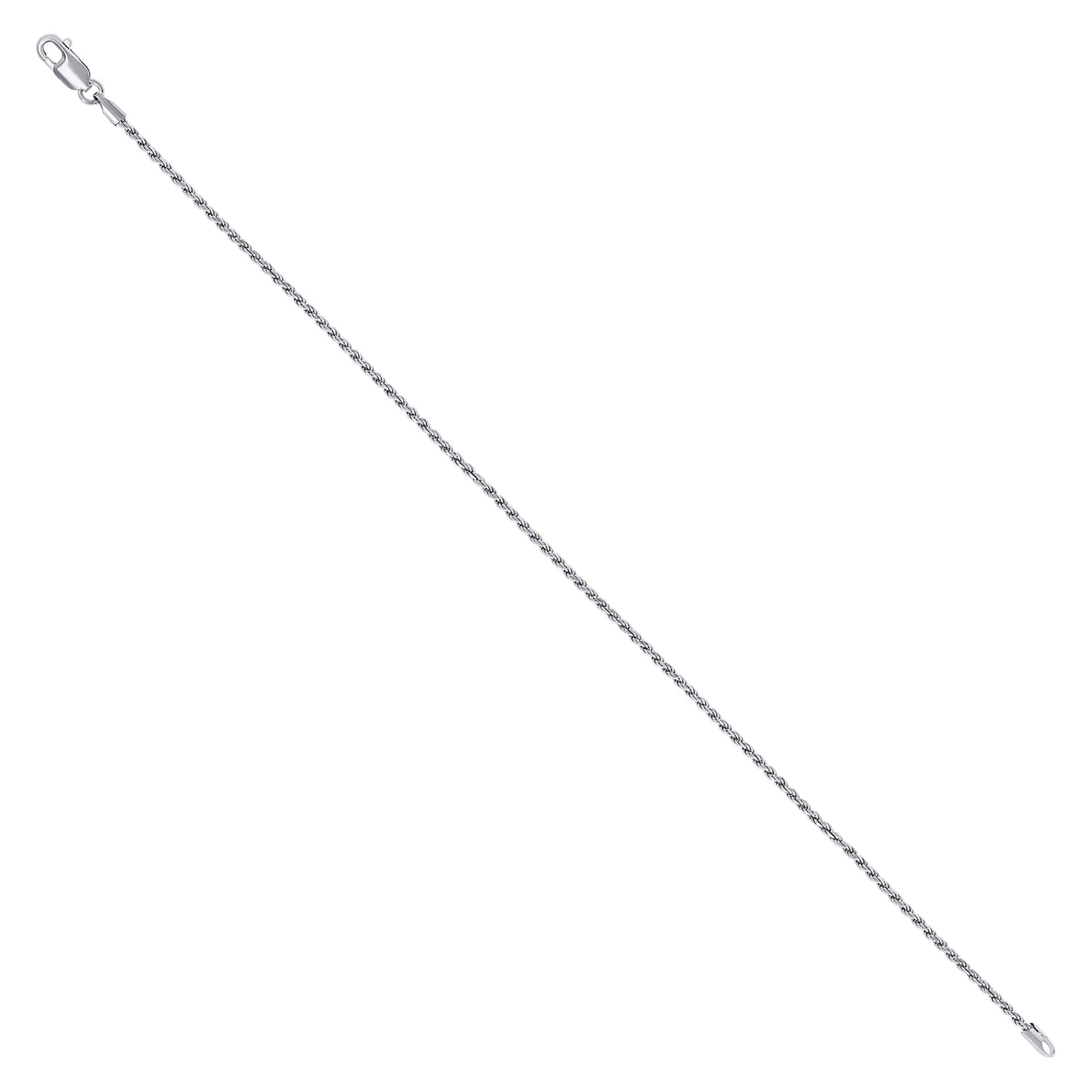 925 Silver Solid Rope Chain 1.5mm