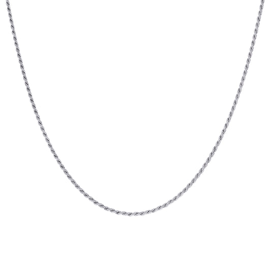 925 Silver Solid Rope Chain 2mm