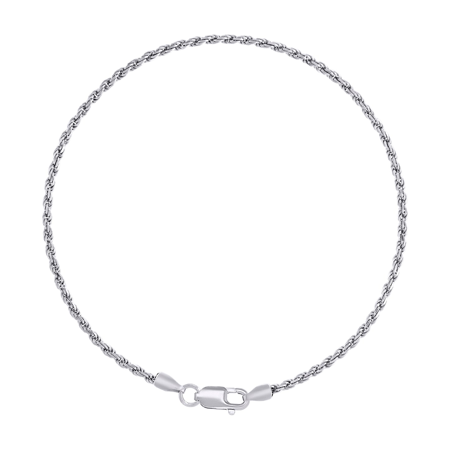 925 Silver Solid Rope Chain 2mm