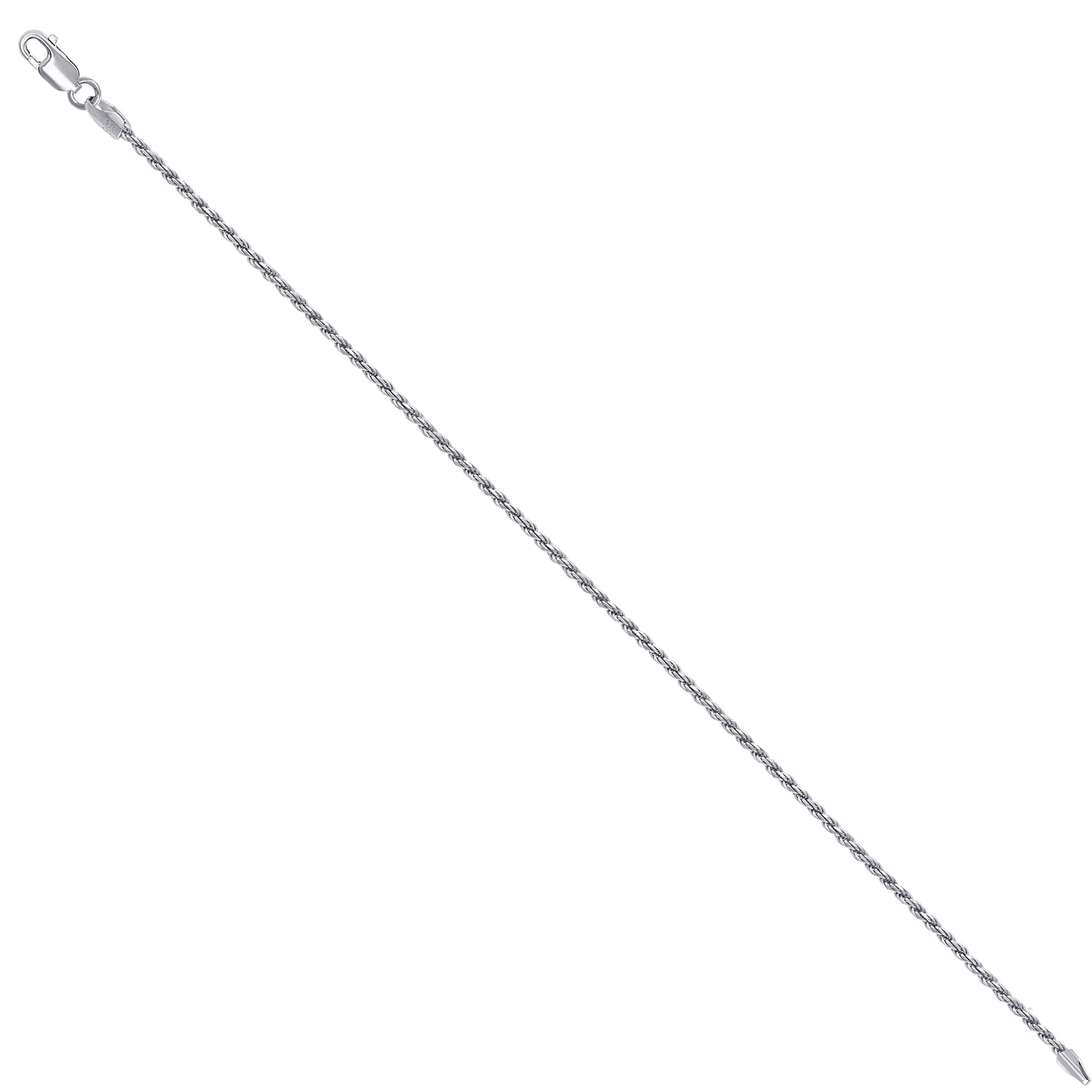 925 Silver Solid Rope Chain 2mm