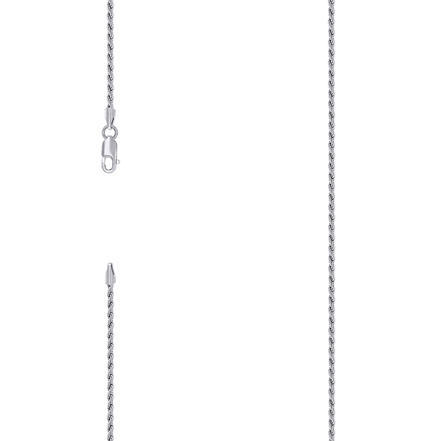 925 Silver Solid Rope Chain 2mm