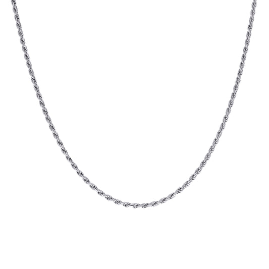 925 Silver Solid Rope Chain 2.5mm