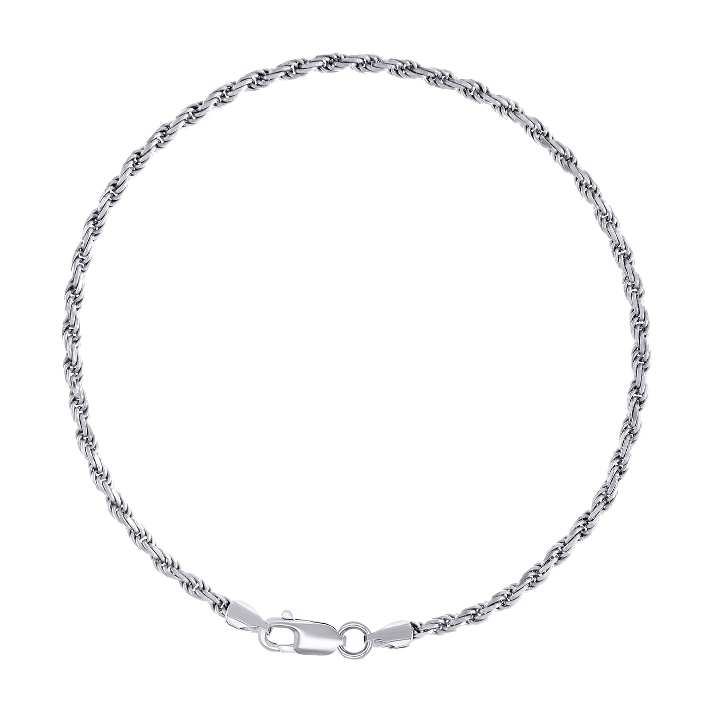 925 Silver Solid Rope Chain 2.5mm