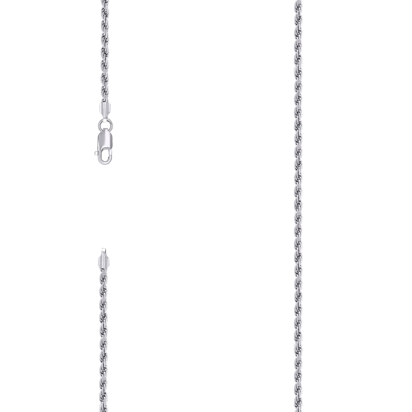 925 Silver Solid Rope Chain 2.5mm